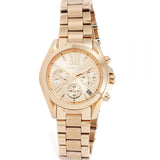 Buy Shop Michael Kors Bradshaw Chronograph Rose Gold Dial Rose Gold Steel Strap Watch for Women - MK5799 USA Online