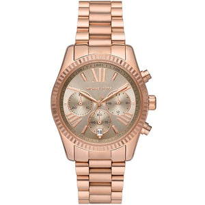 Buy Shop Michael Kors Bradshaw Chronograph Rose Gold Dial Rose Gold Steel Strap Watch for Women - MK5799 USA Online