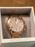 Buy Shop Michael Kors Bradshaw Chronograph Rose Gold Dial Rose Gold Steel Strap Watch For Women - MK6321 USA Online