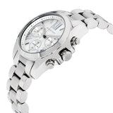 Buy Shop Michael Kors Bradshaw Chronograph Silver Dial Silver Steel Strap Watch for Women - MK6174 USA Online