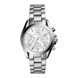 Buy Shop Michael Kors Bradshaw Chronograph Silver Dial Silver Steel Strap Watch for Women - MK6174 USA Online