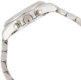 Buy Shop Michael Kors Bradshaw Chronograph Silver Dial Silver Steel Strap Watch For Women - MK6537 USA Online