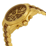 Buy Shop Michael Kors Bradshaw Chronograph Brown Dial Two Tone Steel Strap Watch For Women - MK5696 USA Online