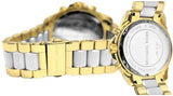 Buy Shop Michael Kors Bradshaw Chronograph White Dial Two Tone Steel Strap Watch For Women - MK5743 USA Online