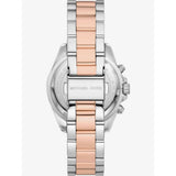 Buy Shop Michael Kors Bradshaw Chronograph White Dial Two Tone Steel Strap Watch For Women - MK7258 USA Online