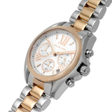 Buy Shop Michael Kors Bradshaw Chronograph White Dial Two Tone Steel Strap Watch For Women - MK7258 USA Online