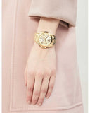 Buy Shop Michael Kors Bradshaw Gold Dial Gold Steel Strap Watch for Women - MK5605 USA Online