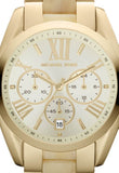 Buy Shop Michael Kors Bradshaw Gold Dial Gold Steel Strap Watch for Women - MK5722 USA Online