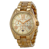 Buy Shop Michael Kors Bradshaw Gold Dial Gold Steel Strap Watch for Women - MK5722 USA Online