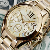 Buy Shop Michael Kors Bradshaw Gold Dial Gold Steel Strap Watch for Women - MK5798 USA Online
