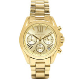 Buy Shop Michael Kors Bradshaw Gold Dial Gold Steel Strap Watch for Women - MK5798 USA Online