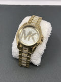 Buy Shop Michael Kors Bradshaw Gold Dial Gold Steel Strap Watch for Women - MK6487 USA Online