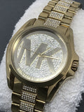 Buy Shop Michael Kors Bradshaw Gold Dial Gold Steel Strap Watch for Women - MK6487 USA Online