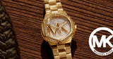 Buy Shop Michael Kors Bradshaw Gold Dial Gold Steel Strap Watch for Women - MK6487 USA Online