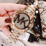 Buy Shop Michael Kors Bradshaw Gold Dial Gold Steel Strap Watch for Women - MK6487 USA Online