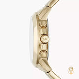 Buy Shop Michael Kors Bradshaw Chronograph Gold Dial Gold Steel Strap Watch For Women - MK5777 USA Online