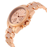 Buy Shop Michael Kors Bradshaw Rose Gold Dial Two Tone Steel Strap Watch for Women - MK6066 USA Online