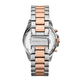 Buy Shop Michael Kors Bradshaw Blue Dial Two Tone Steel Strap Watch for Women - MK5606 USA Online