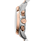Buy Shop Michael Kors Bradshaw Blue Dial Two Tone Steel Strap Watch for Women - MK5606 USA Online