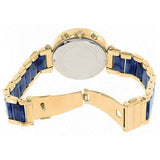 Buy Shop Michael Kors Bradshaw Navy Blue Dial Two Tone Steel Strap Watch for Women - MK6268 USA Online