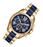 Buy Shop Michael Kors Bradshaw Navy Blue Dial Two Tone Steel Strap Watch for Women - MK6268 USA Online