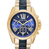 Buy Shop Michael Kors Bradshaw Navy Blue Dial Two Tone Steel Strap Watch for Women - MK6268 USA Online