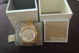 Buy Shop Michael Kors Bradshaw Quartz Gold Dial Gold Steel Strap Watch For Women - MK6538 USA Online