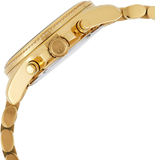 Buy Shop Michael Kors Bradshaw Quartz Gold Dial Gold Steel Strap Watch For Women - MK6538 USA Online