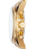 Buy Shop Michael Kors Bradshaw Quartz Gold Dial Gold Steel Strap Watch For Women - MK6538 USA Online