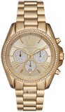 Buy Shop Michael Kors Bradshaw Quartz Gold Dial Gold Steel Strap Watch For Women - MK6538 USA Online