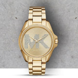 Buy Shop Michael Kors Bradshaw Quartz Gold Dial Gold Steel Strap Watch For Women - MK6555 USA Online