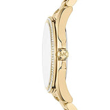Buy Shop Michael Kors Bradshaw Quartz Gold Dial Gold Steel Strap Watch For Women - MK6555 USA Online