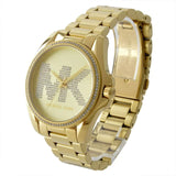 Buy Shop Michael Kors Bradshaw Quartz Gold Dial Gold Steel Strap Watch For Women - MK6555 USA Online
