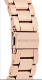 Buy Shop Michael Kors Bradshaw Quartz Rose Gold Dial Rose Gold Steel Strap Watch For Women - MK6556 USA Online