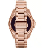 Buy Shop Michael Kors Bradshaw Quartz Rose Gold Dial Rose Gold Steel Strap Watch For Women - MK6556 USA Online