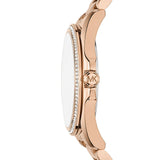 Buy Shop Michael Kors Bradshaw Quartz Rose Gold Dial Rose Gold Steel Strap Watch For Women - MK6556 USA Online
