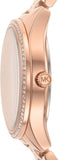 Buy Shop Michael Kors Bradshaw Quartz Rose Gold Dial Rose Gold Steel Strap Watch For Women - MK6556 USA Online