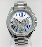 Buy Shop Michael Kors Bradshaw Quartz Silver Dial Silver Steel Strap Watch For Women - MK6320 USA Online