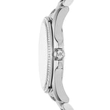 Buy Shop Michael Kors Bradshaw Quartz Silver Dial Silver Steel Strap Watch For Women - MK6554 USA Online