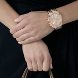 Buy Shop Michael Kors Bradshaw Rose Gold Dial Rose Gold Steel Strap Watch for Women - MK5503 USA Online