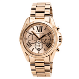 Buy Shop Michael Kors Bradshaw Rose Gold Dial Rose Gold Steel Strap Watch for Women - MK5503 USA Online