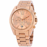 Buy Shop Michael Kors Bradshaw Rose Gold Dial Rose Gold Steel Strap Watch for Women - MK5503 USA Online