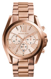 Buy Shop Michael Kors Bradshaw Rose Gold Dial Rose Gold Steel Strap Watch for Women - MK5503 USA Online