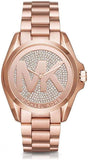 Buy Shop Michael Kors Bradshaw Rose Gold Dial Rose Gold Steel Strap Watch for Women - MK6437 USA Online