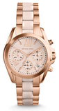 Buy Shop Michael Kors Bradshaw Rose Gold Dial Two Tone Steel Strap Watch for Women - MK6066 USA Online