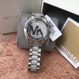 Buy Shop Michael Kors Bradshaw Silver Dial Silver Stainless Steel Strap Watch for Women - MK6486 USA Online