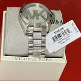Buy Shop Michael Kors Bradshaw Silver Dial Silver Stainless Steel Strap Watch for Women - MK6486 USA Online