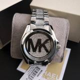Buy Shop Michael Kors Bradshaw Silver Dial Silver Stainless Steel Strap Watch for Women - MK6486 USA Online