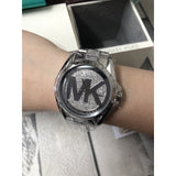Buy Shop Michael Kors Bradshaw Silver Dial Silver Stainless Steel Strap Watch for Women - MK6486 USA Online