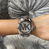 Buy Shop Michael Kors Bradshaw Silver Dial Silver Stainless Steel Strap Watch for Women - MK6486 USA Online